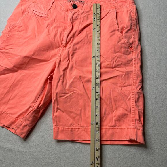 Arizona Jean Co. Mens Neon Orange Chino Shorts‎ Size 36 - Picture 5 of 9